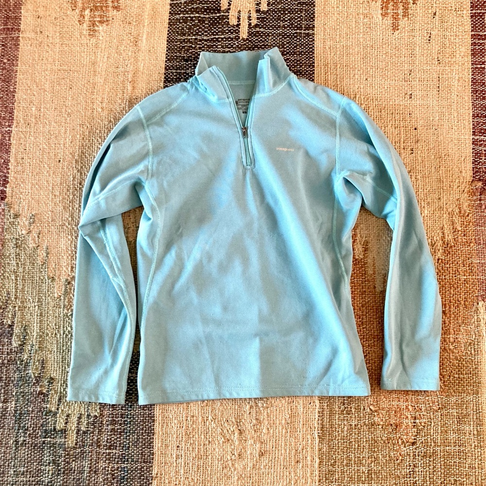Kids Patagonia cap zip up baselayer